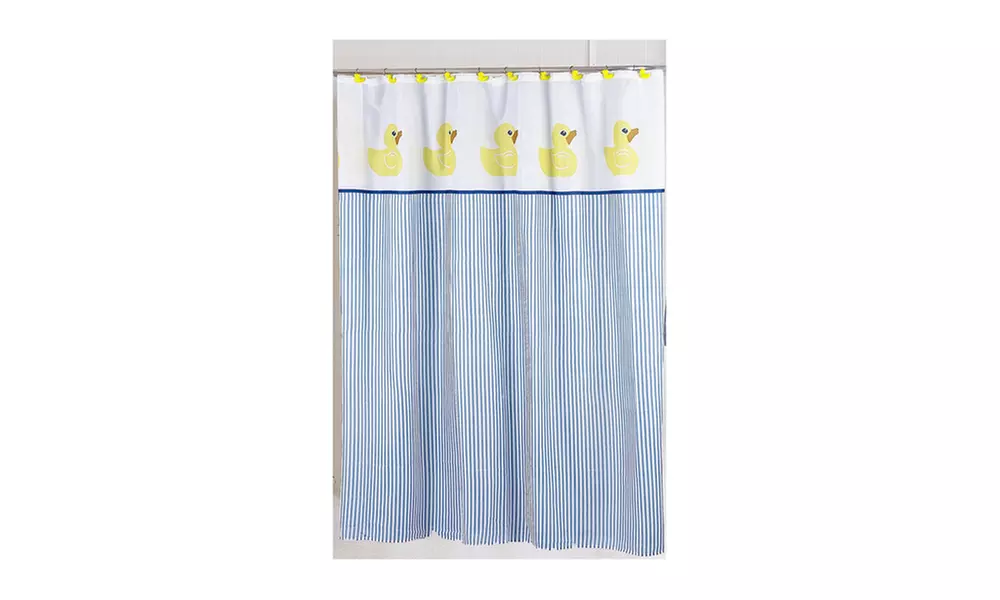 Carnation Home Fashions Ducky Fabric Shower Curtain - Primary Image