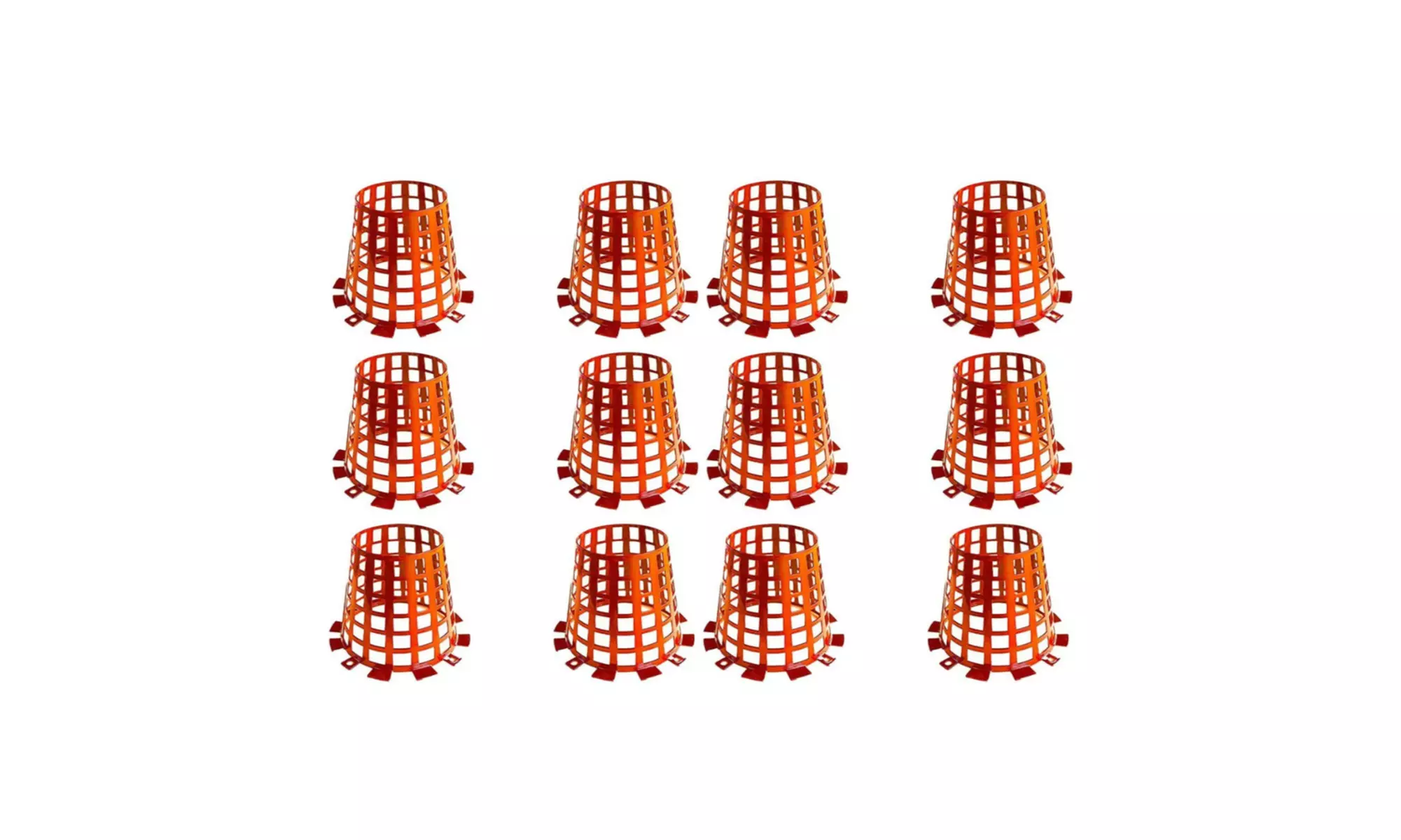 Plant Knight Tree Trunk Guard Protector (12-Pack, Orange) - Primary Image