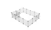 Muxika Metal Pet Playpen Dog Kennel Pets Fence Exercise Cage 16 Panels
