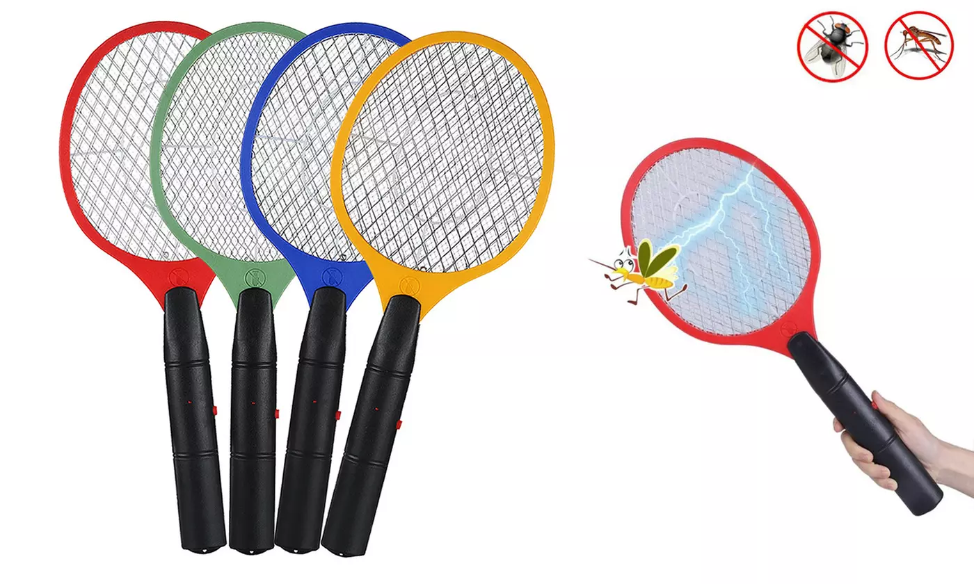 Electric Bug Zapper Racket Mosquito Fly Swatter Killer Insects Bat Handheld - Primary Image