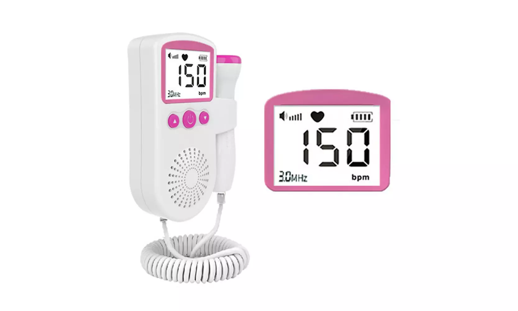 Pregnant gift baby heartbeat monitor Poeckt Size fetal doppler factory price - Second Medium
