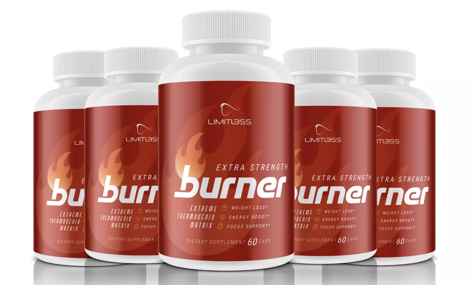 Limitless Extra Strength Fat Burner Pills - Weight Loss & Energy Support  - Second Medium