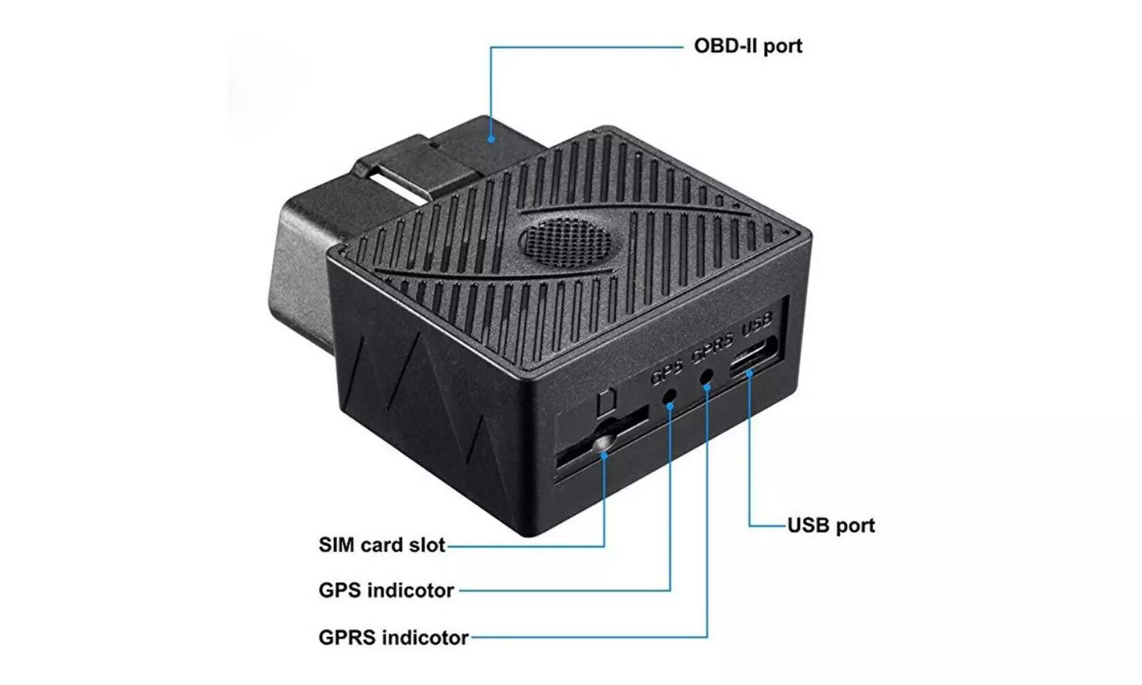 thumbnail image 2 of OBD2 GPS Tracker - Real-Time Vehicle Tracking Device, GSM GPRS Car Locator, 16-Pin 2 of 5