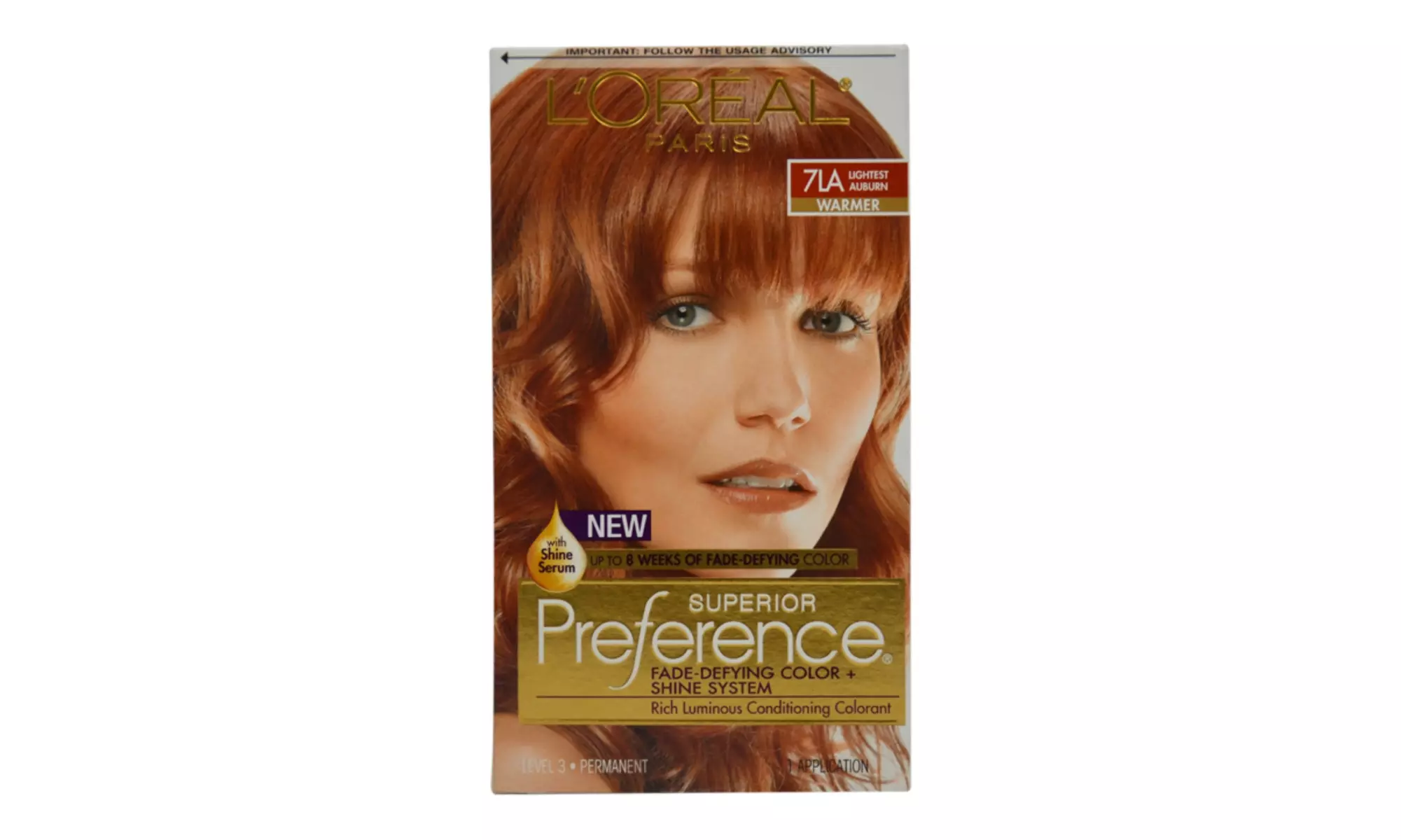 Superior Preference - 7LA Lightest Auburn (Warmer) by L'Oreal Paris - Second Medium