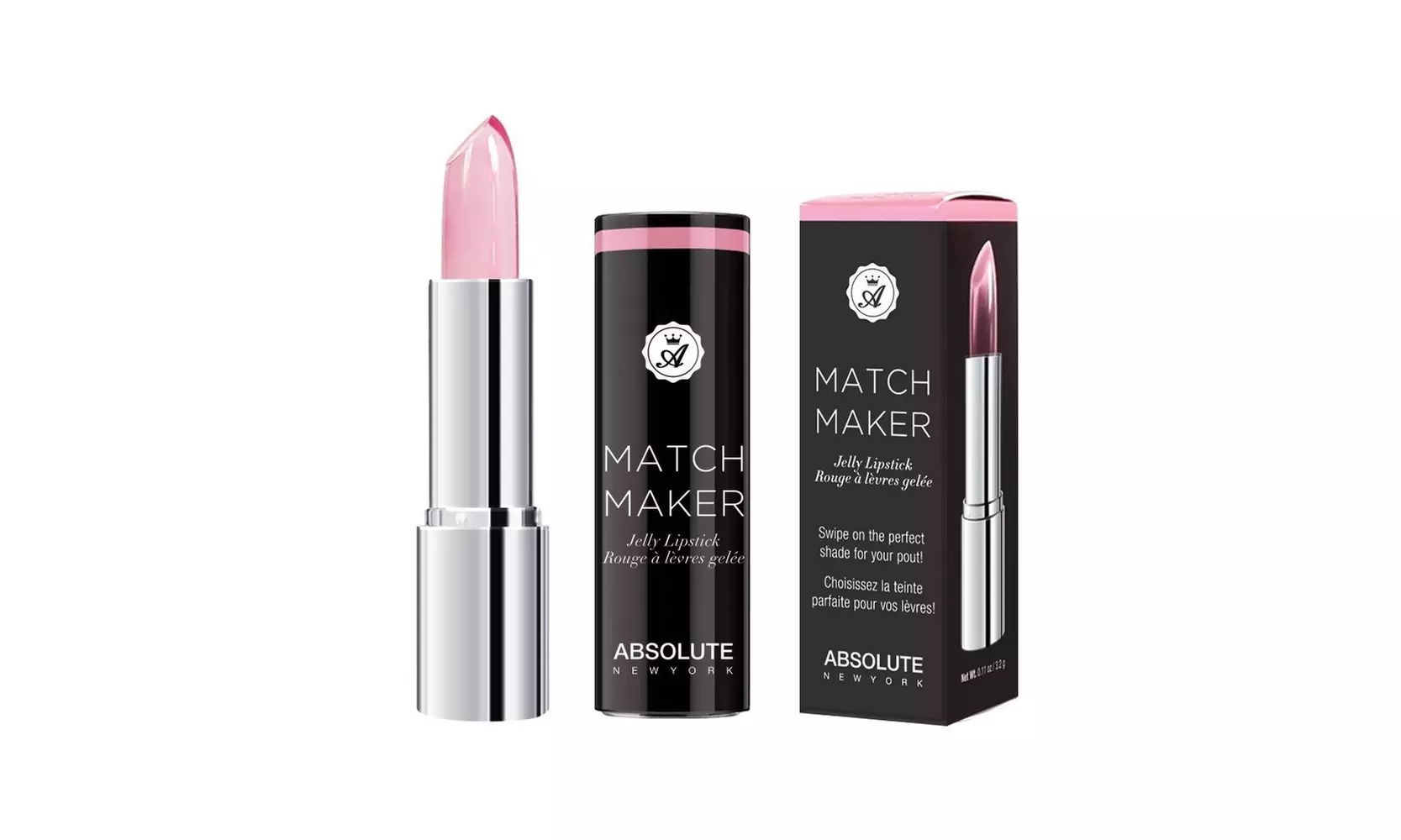 Absolute New York Match Maker Jelly Lip Stick, MLMM01 Blind Date - Primary Image