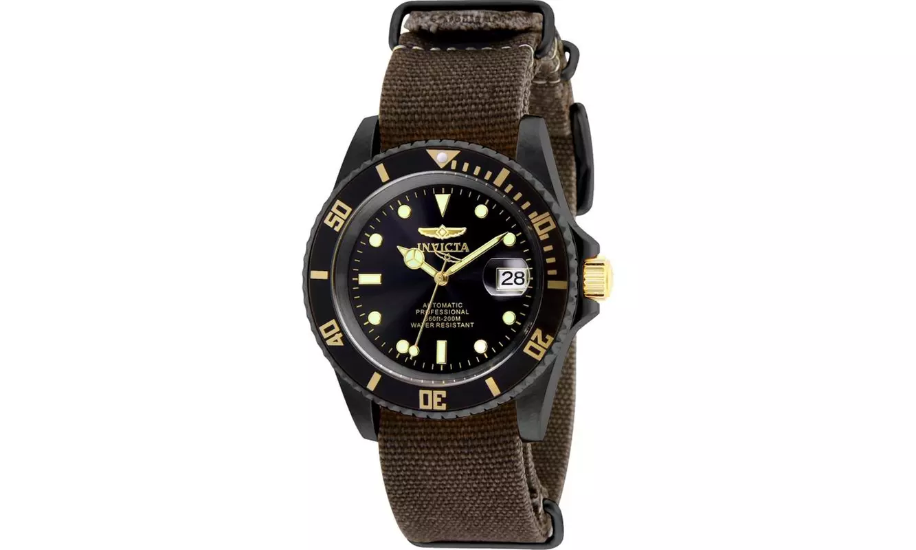 Invicta 27629 Pro Diver Men's 42mm Automatic Gunmetal Steel Black Dial Watch - Primary Image