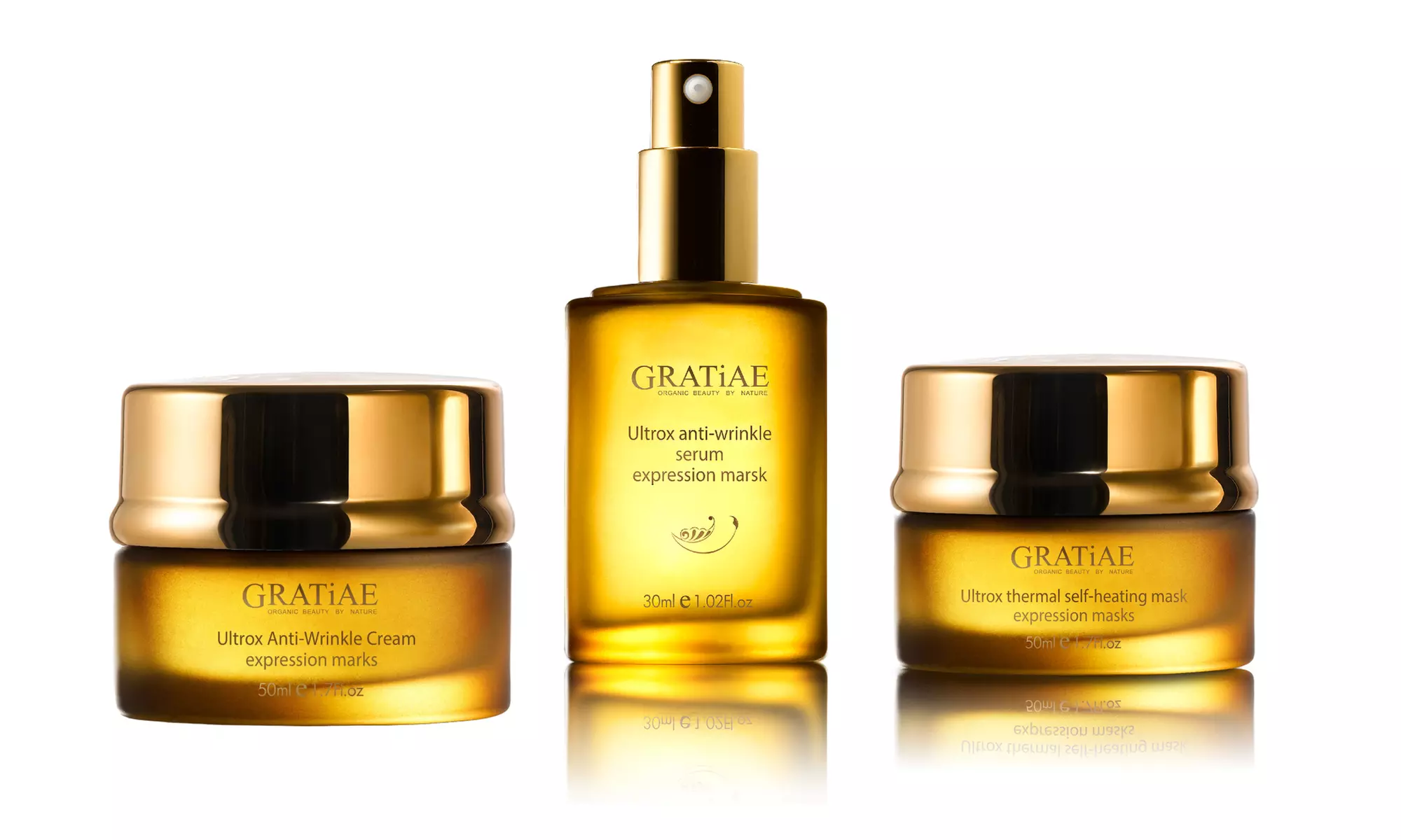 Ultrox Expression Marks Anti Wrinkle Serum, Cream, & Mask Set