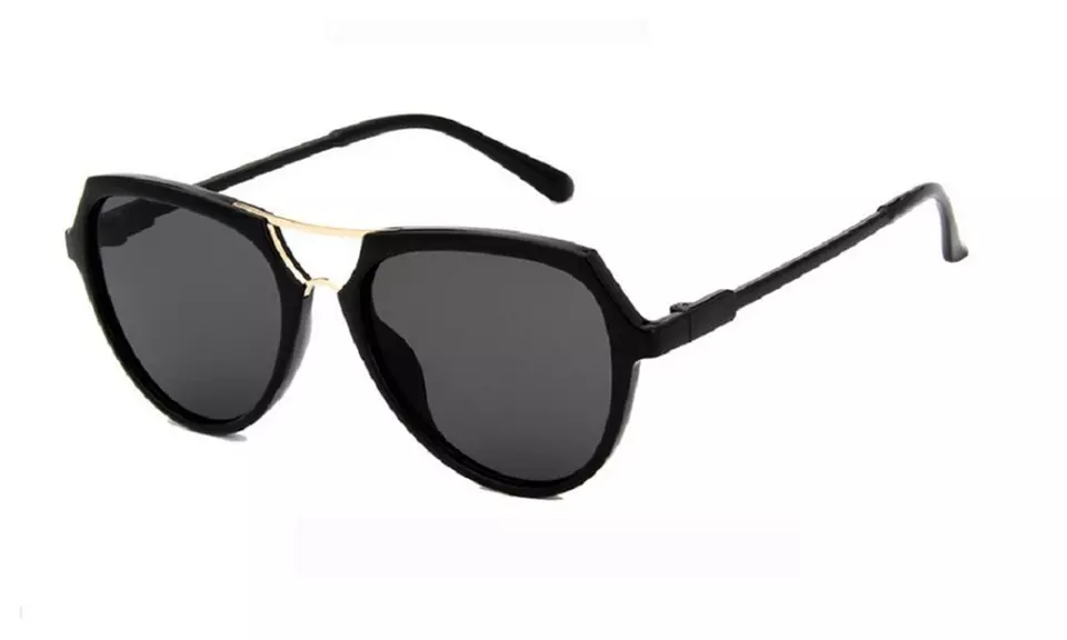 Women Brand Designer Vintage Dual Ray Sunglasses - Primary Image