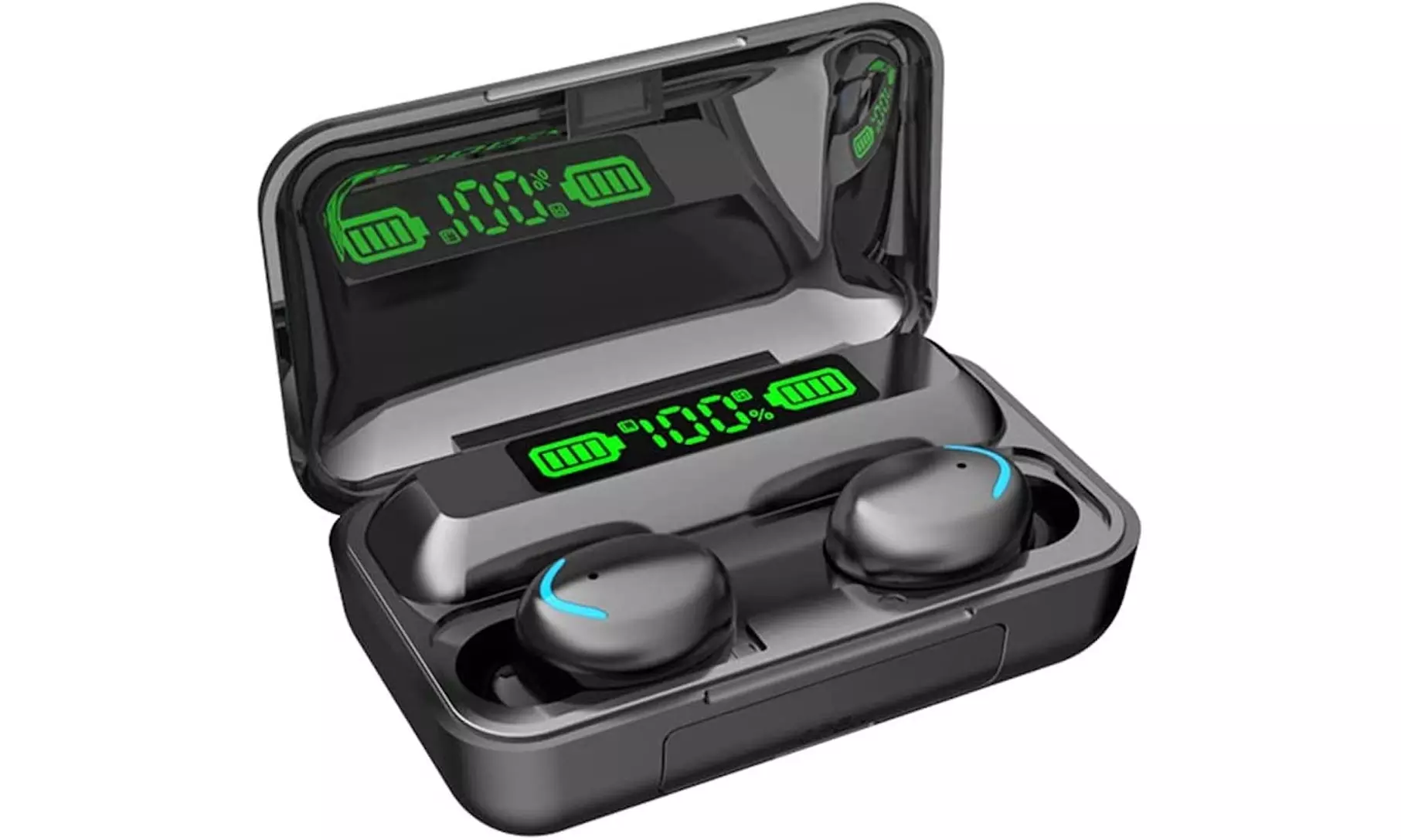 TWS F9 Bluetooth 5.0 Headphones Fingerprint Touch Earphones HIFI Stereo - Primary Image