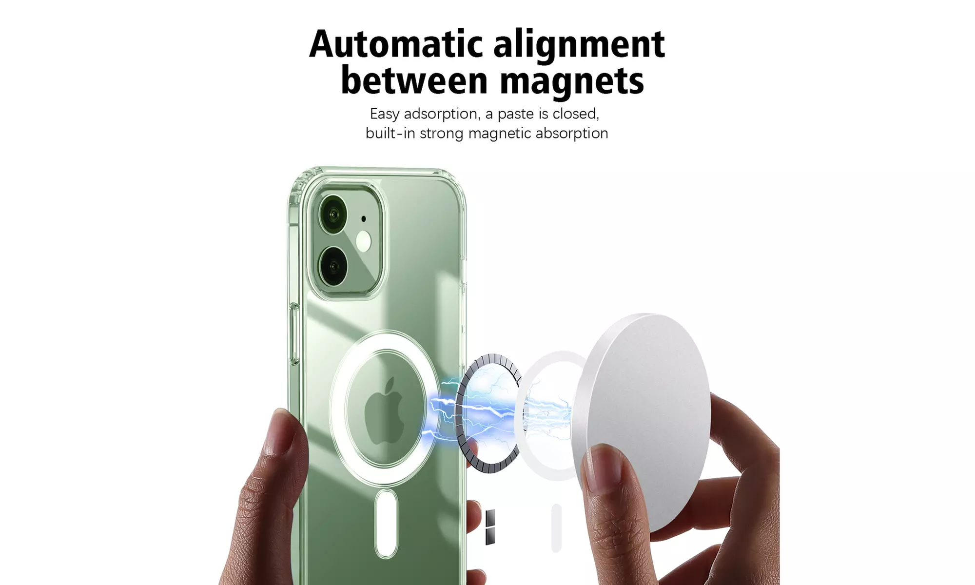 AICase For iPhone 12/12 mini/12 Pro/12Pro Max Shockproof Clear Magsafe Case