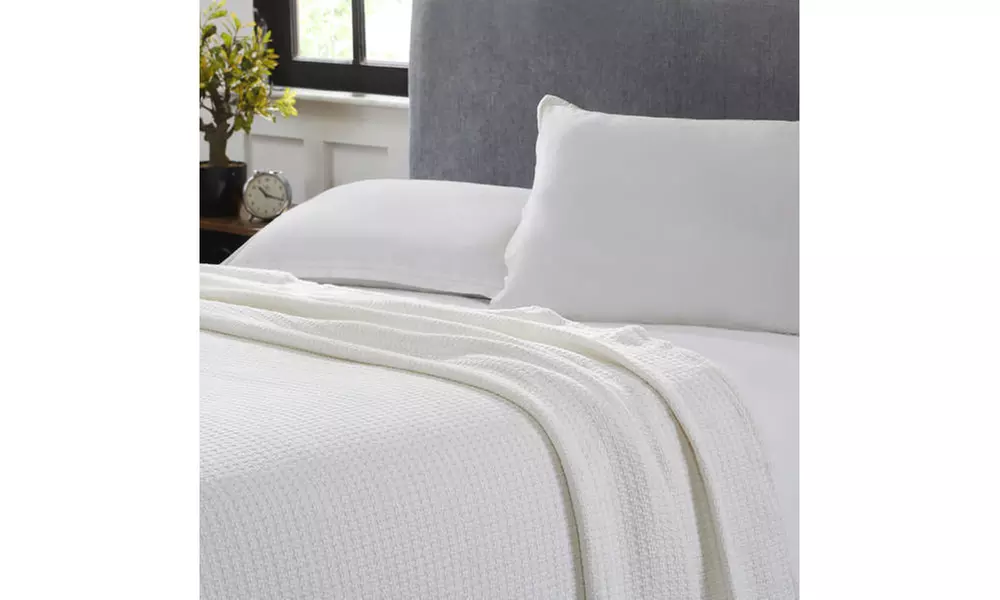 Modern Threads 100% Cotton Thermal Blanket - Primary Image