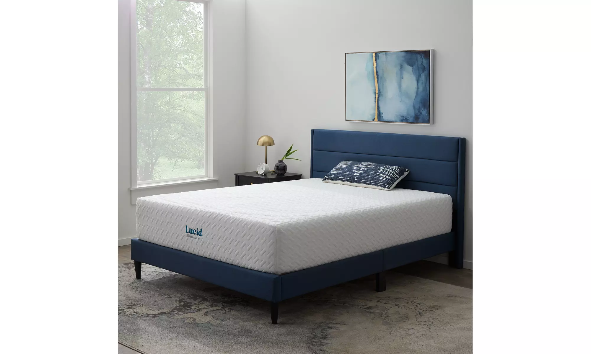 LUCID 14'' Gel Memory Foam Mattress - Multiple Options - Second Medium