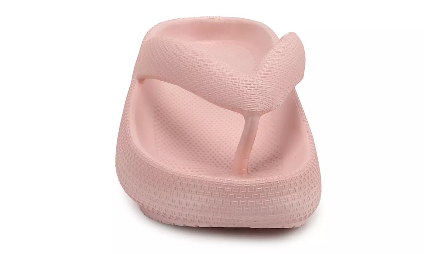 Womens Orthotic Flip Flops Thong Sandals Pillow Slippers With Arch Support