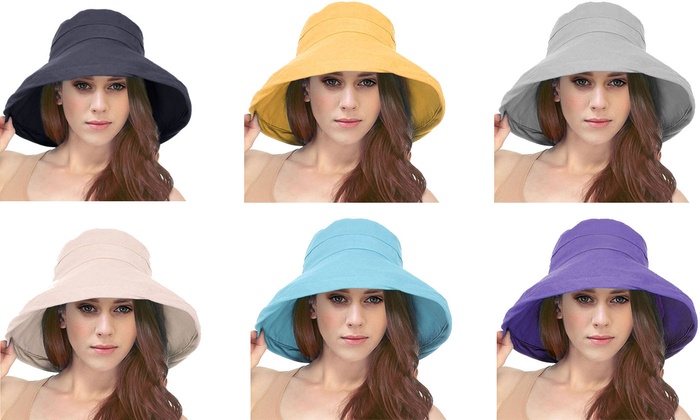 fold up sun hat