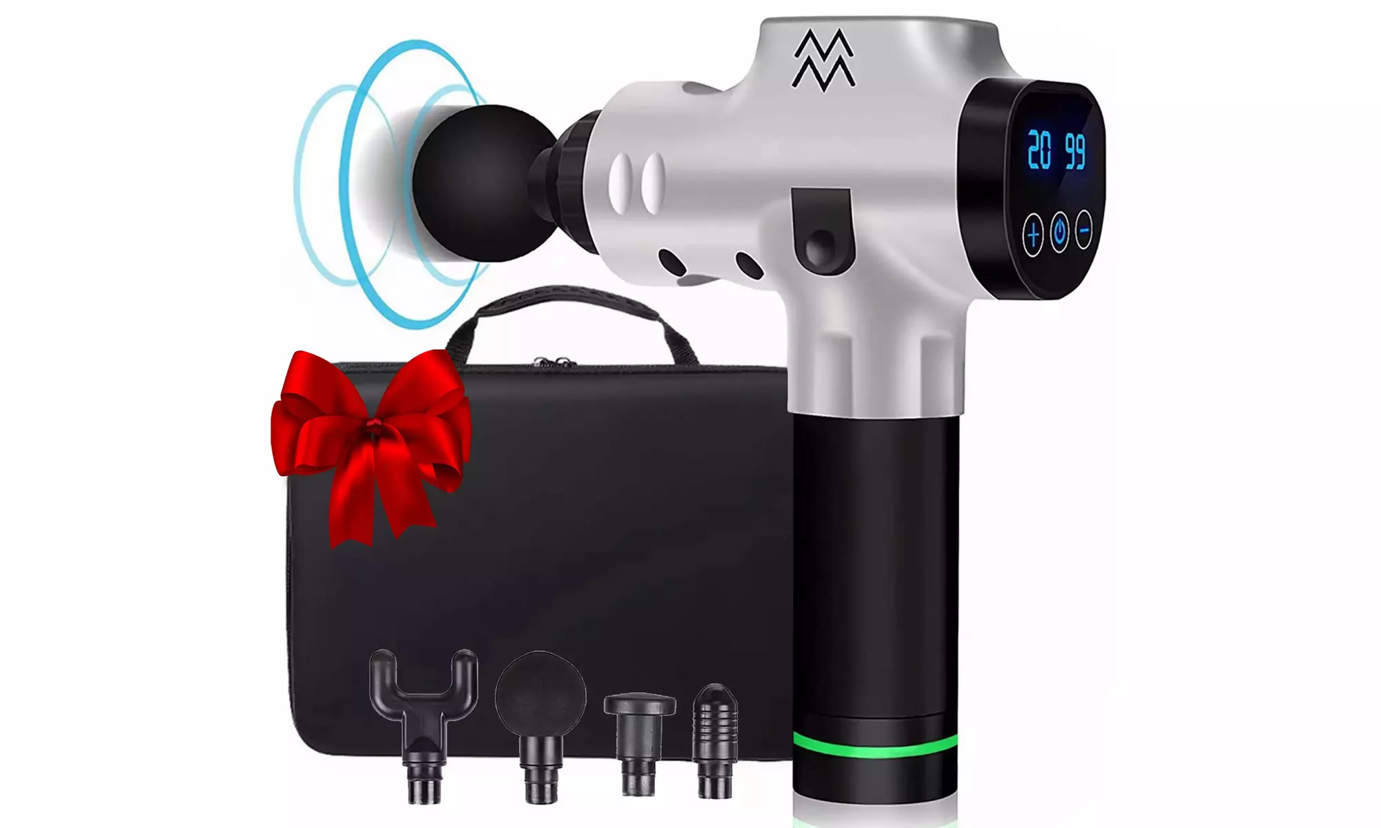 Portable Massage Gun Deep Tissue Massager Percussion Massage Gun Muscle Massager - Primary Image