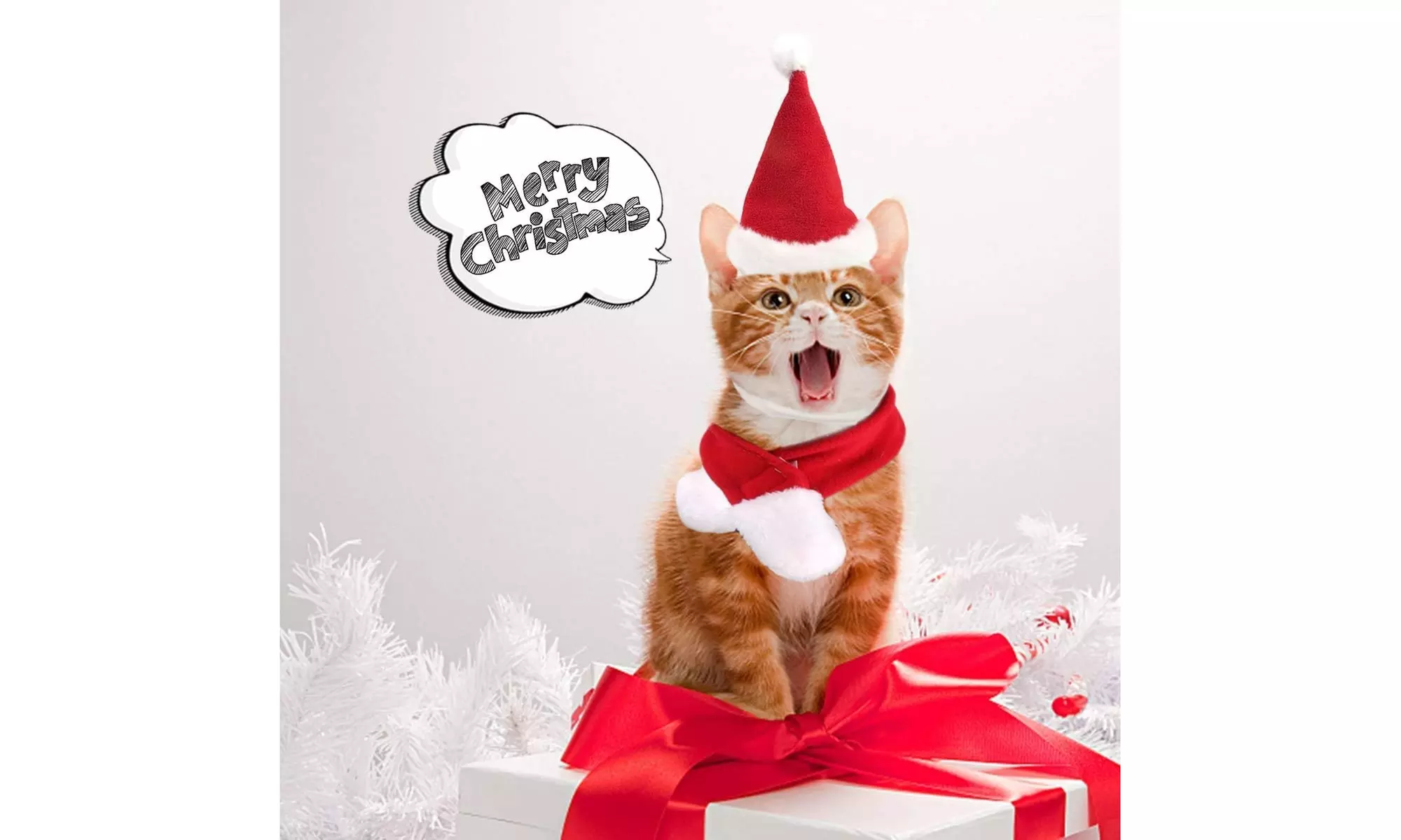 Christmas Pet Costume for Holiday Cat Hat Dog Outfit Sailor Outfit Cloak