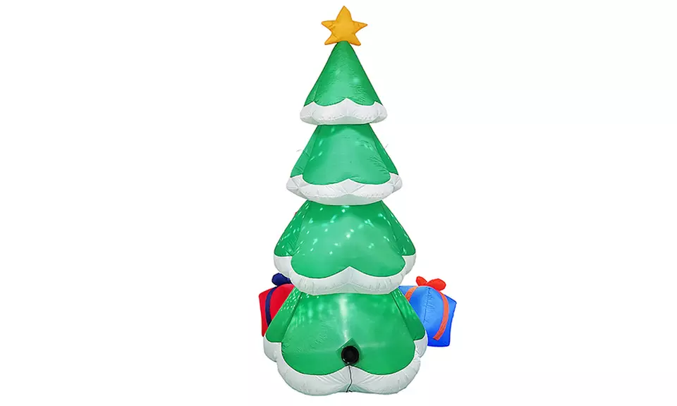 7ft Christmas Tree Inflatable with LED Lights Outdoor Home Decor - Second Medium