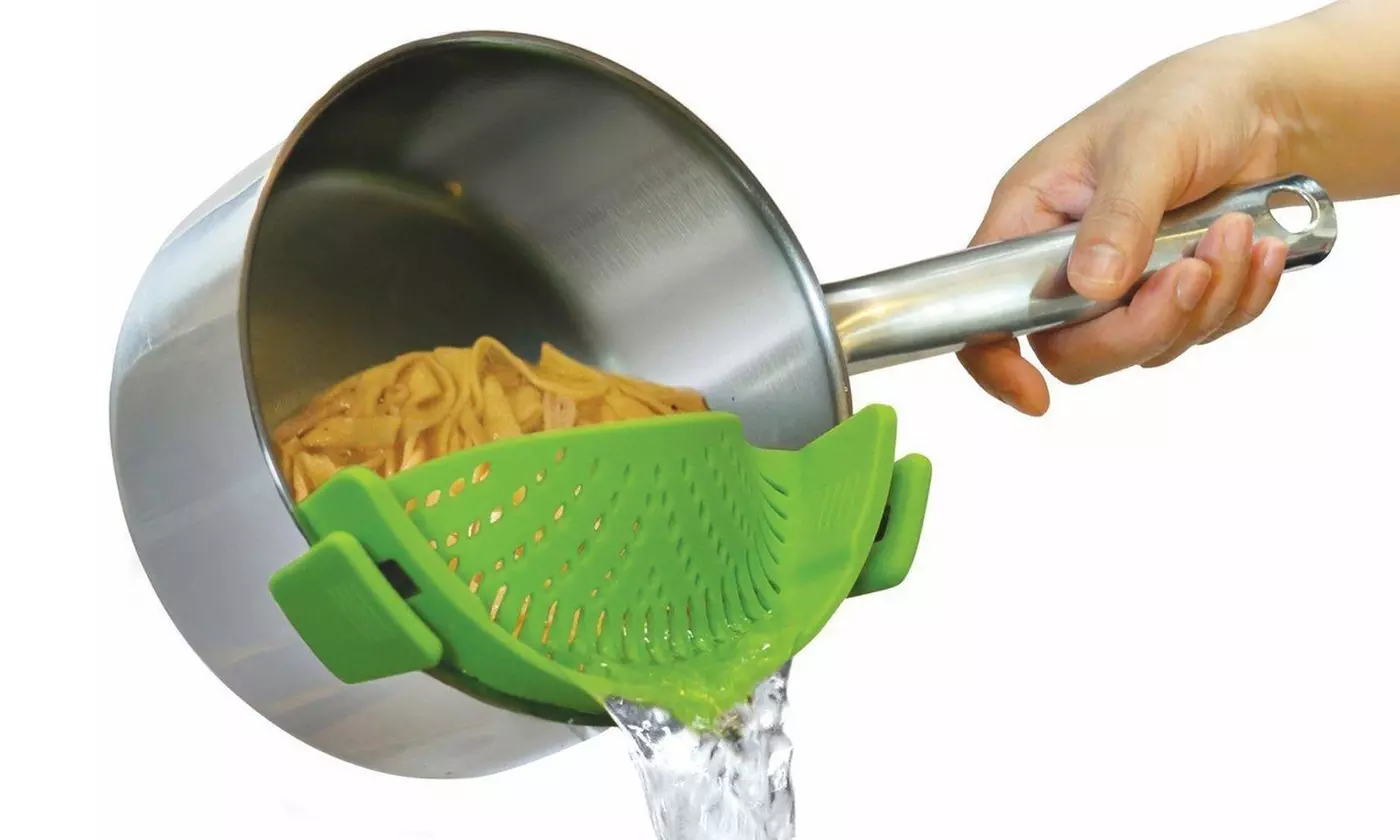 Snap'N Strain Kitchen Strainer (2-Colors)
