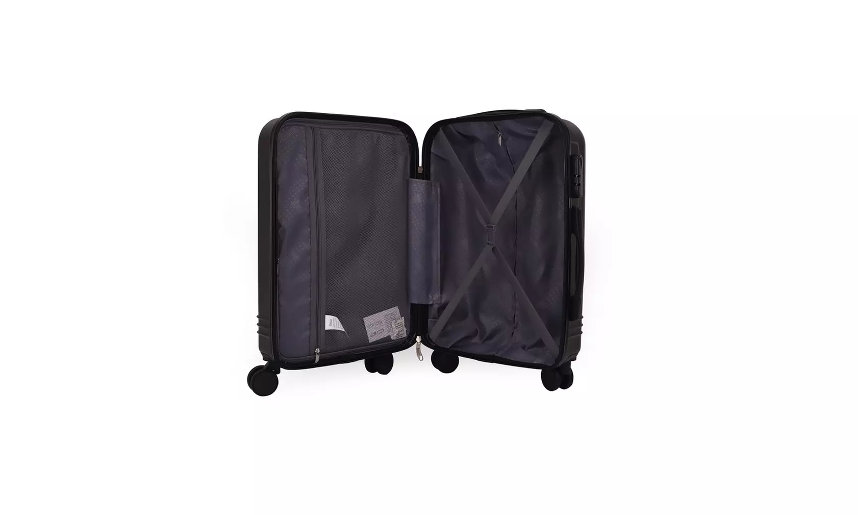 3-Piece Hardside Luggage Set with 360 Dual Spinner Wheels and Combo Lock
