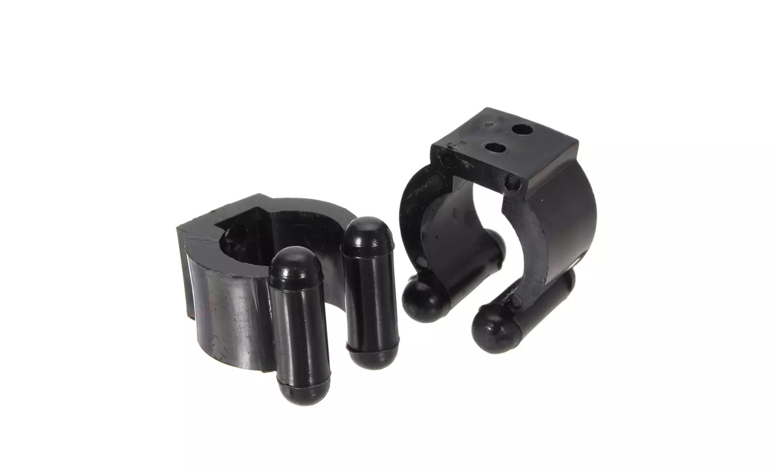 Plastic Fishing Lever Pole Storage Tip Clips Positioning Clamp Black - Second Medium