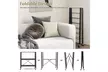 One or Two Packs of Costway Three-Tier Folding Shelf with Universal Wheels - Second Medium
