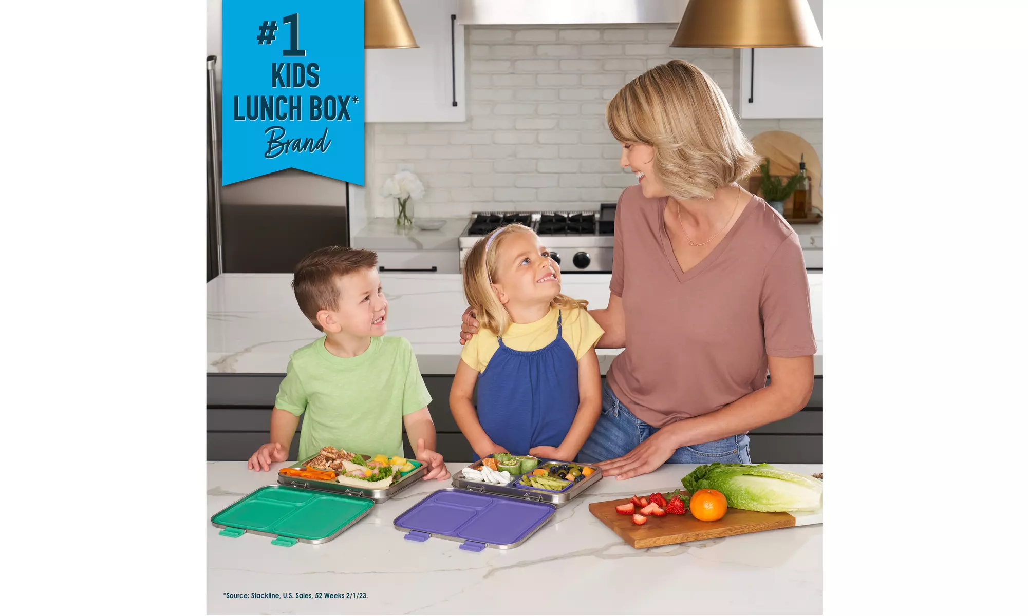 Bentgo Kids Stainless Steel Leak-Resistant Lunch Box