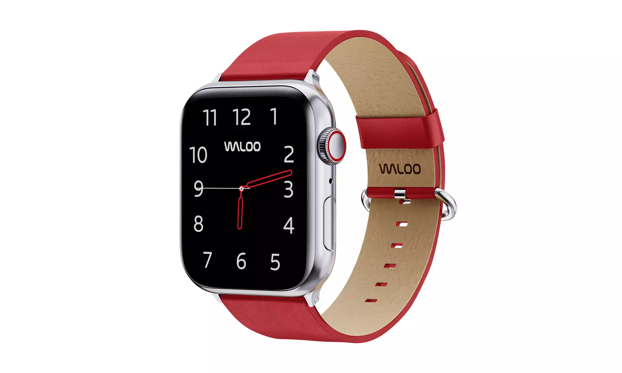 Waloo Leather & Metal Replacement Bands for Apple Watch - All Series
