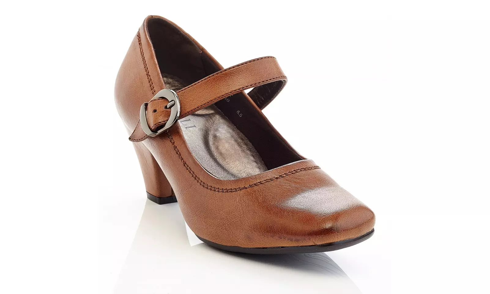 Rasolli Women's Medium Width Classic Mary Jane Shoes