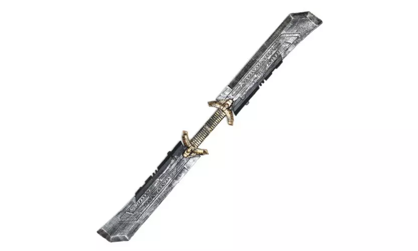 Avengers 4 Endgame Thanos Weapon Double-Edged Sword Cosplay Costume Arms Props - Primary Image