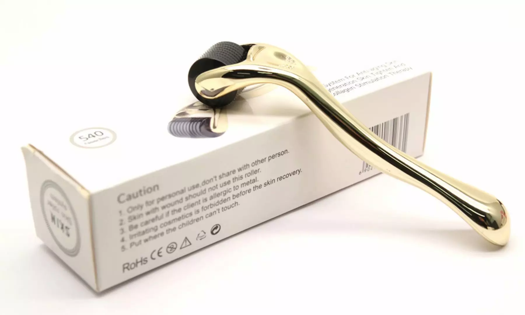 Derma Roller Cosmetic Microneedling Kit Titanium Micro Needles for Hair Growth - Primary Image