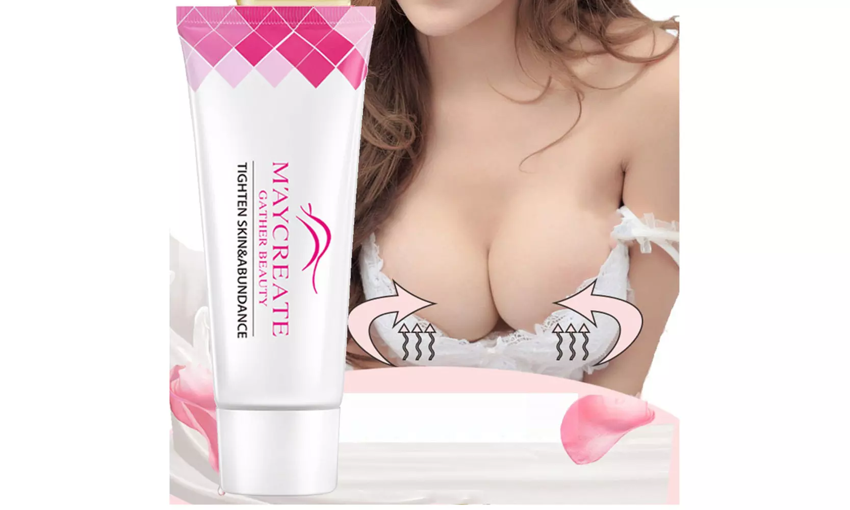 Breast Enhancement Enlargement Cream Smooth Big Bust Large Curvy Breast - Primary Image