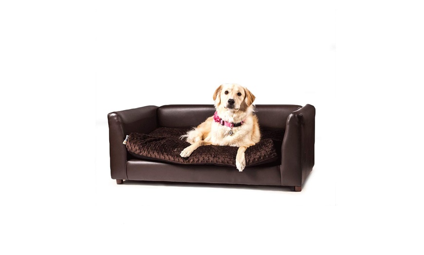 Keet fluffly deluxe hot sale pet bed sofa