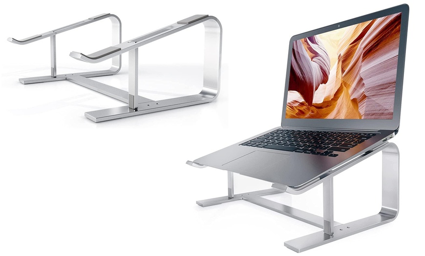 elevator desktop stand for laptops