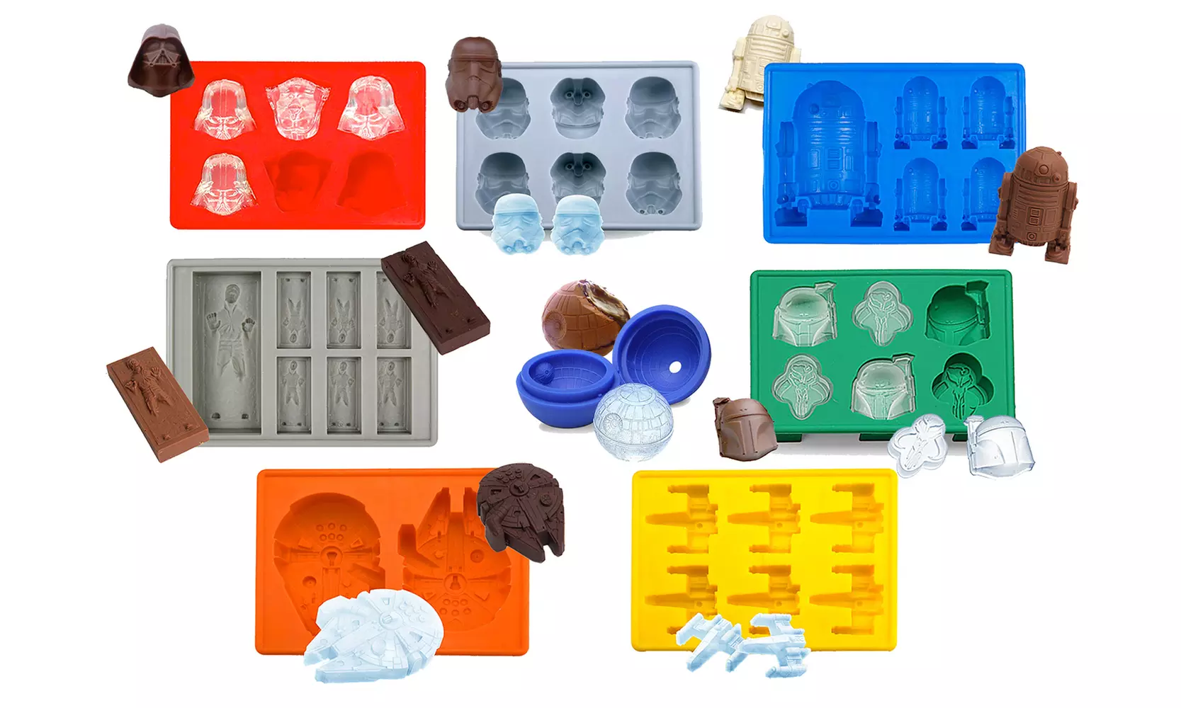 Star Wars Ice Tray or Chocolate Jello Molds (1-, 2-, 6-, or 8-Pack) - Primary Image
