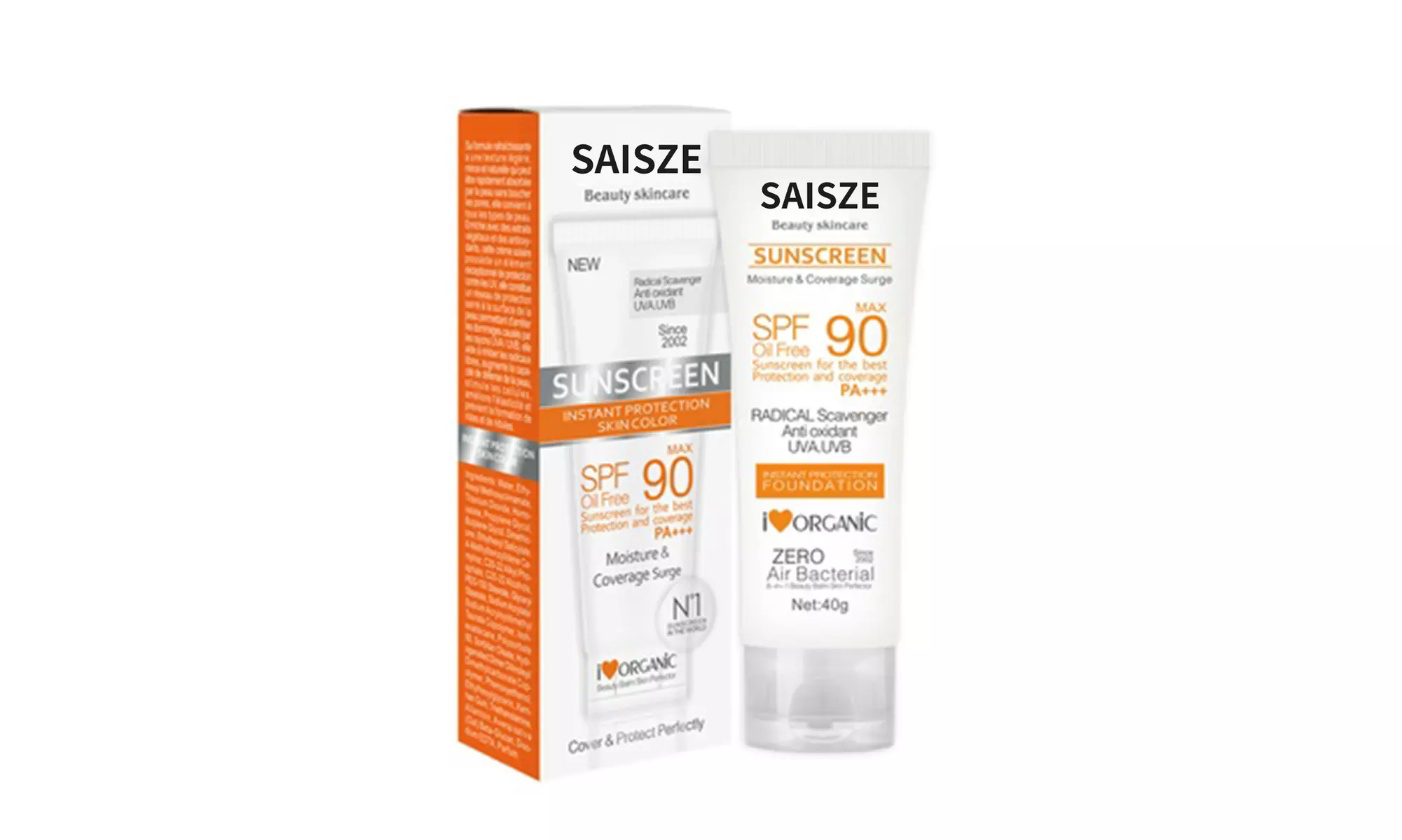 Facial Sunscreen SPF 90 UV Protection Daily Skincare and Brightening Moisturizes - Primary Image