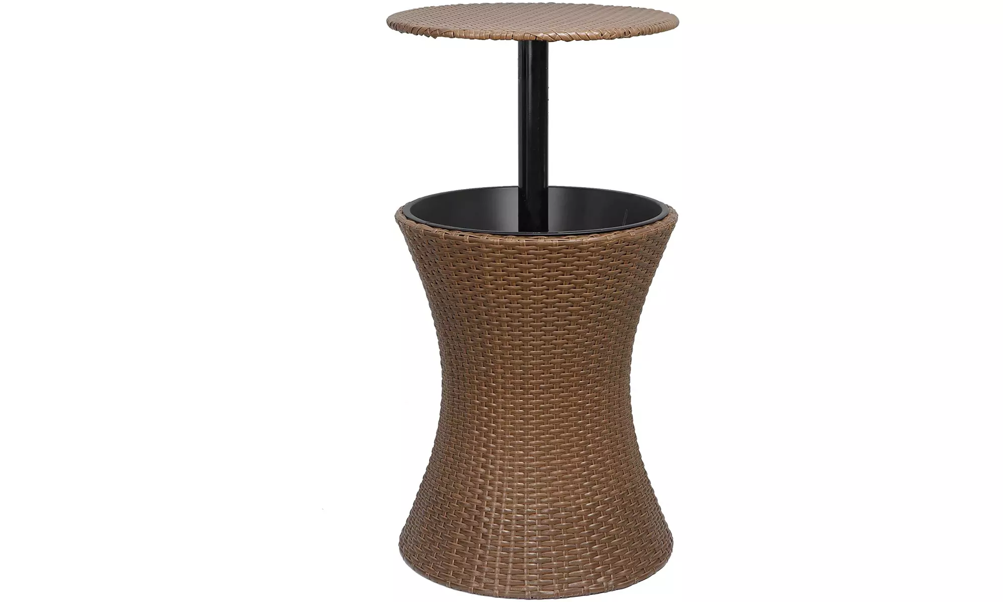 ZENY Patio Pool Cooler Table W/Height Adjustable Top, Ice Bucket  - Primary Image