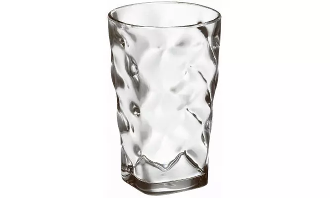 Free-Free MB09HB-1-0 20 oz. Acrylic Baroque Highball Glass - Pack Of 6 - Second Medium