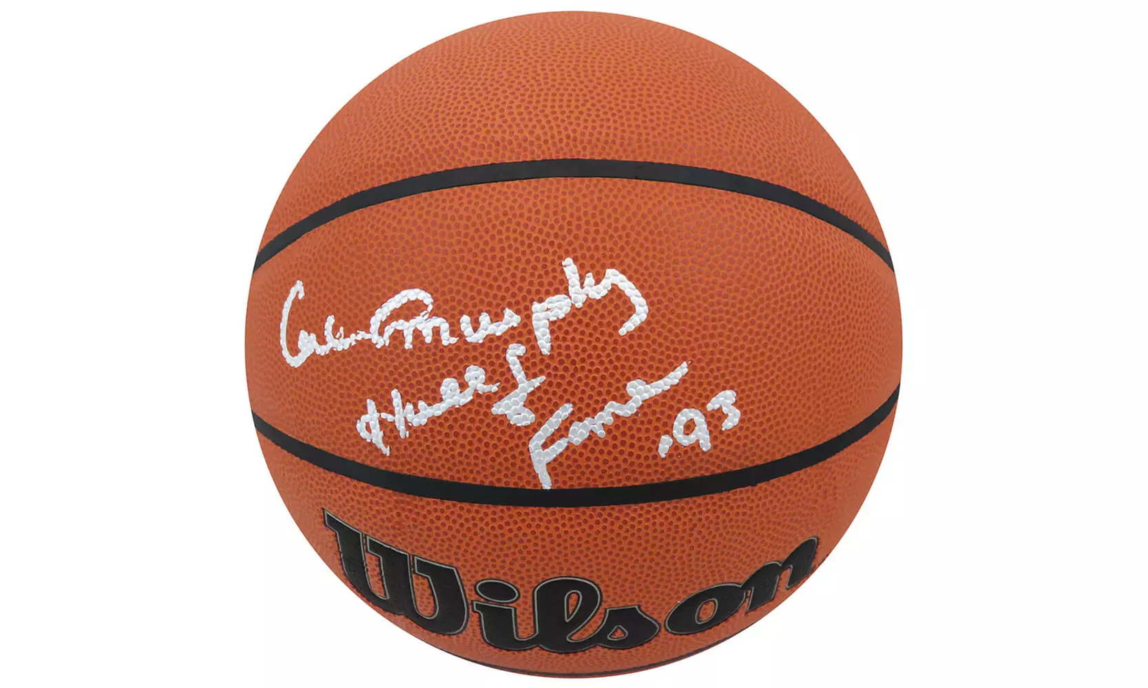Calvin Murphy Signed Wilson NBA Indoor/Outdoor Basketball w/Hall of Fame '93 - Primary Image