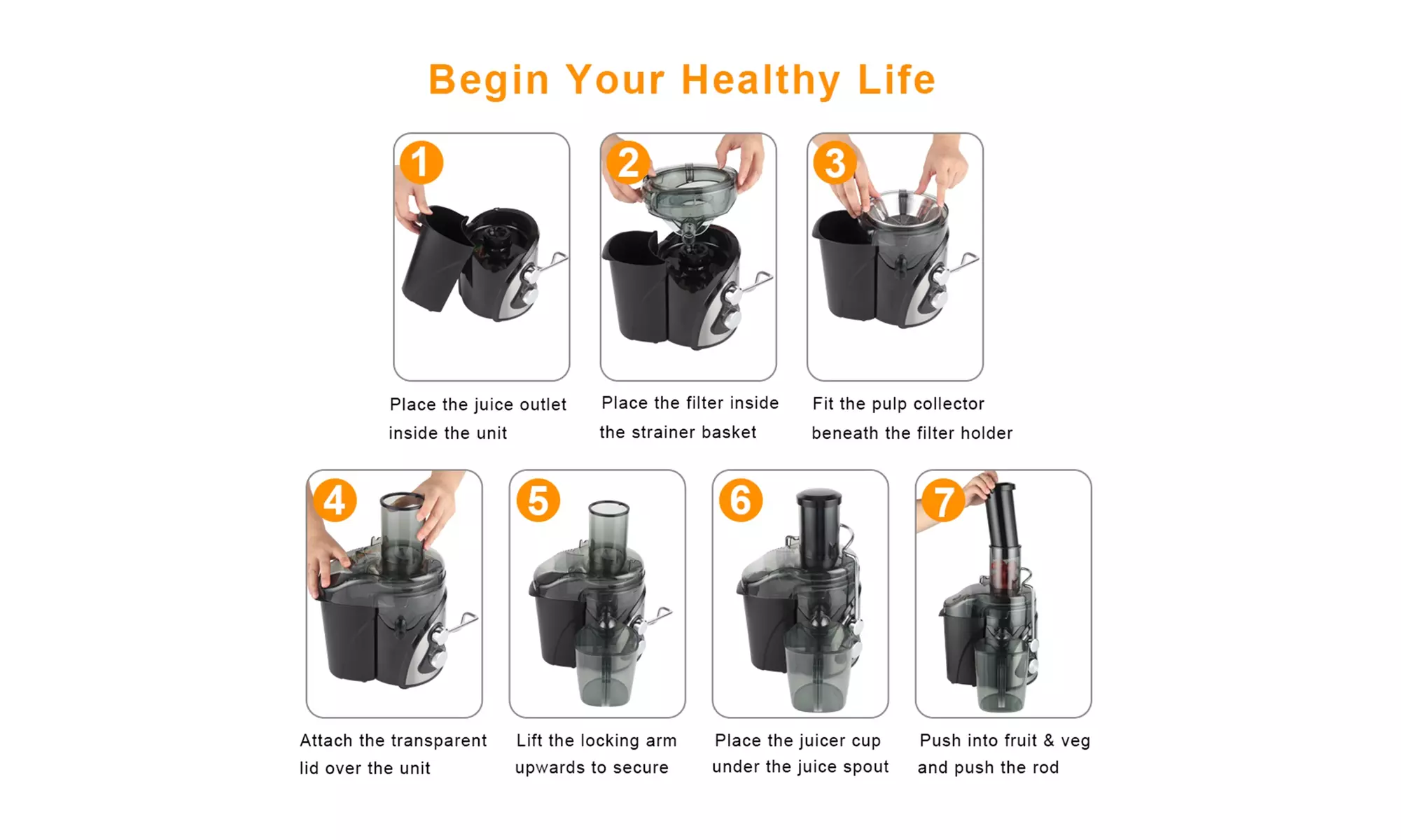 110V 800W 85MM Large Diameter 1000Ml Juice Cup 1500Ml Pomace Cup Third Gear