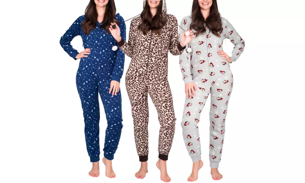 BLIS Adult Women's Onesie Pajamas Cozy Christmas Pajamas  - Primary Image