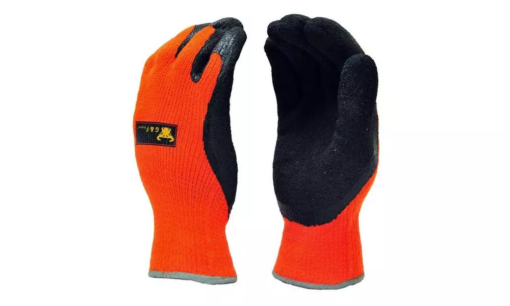 Heavy-Duty High-Visibility Cold-Weather Work Gloves  - Primary Image