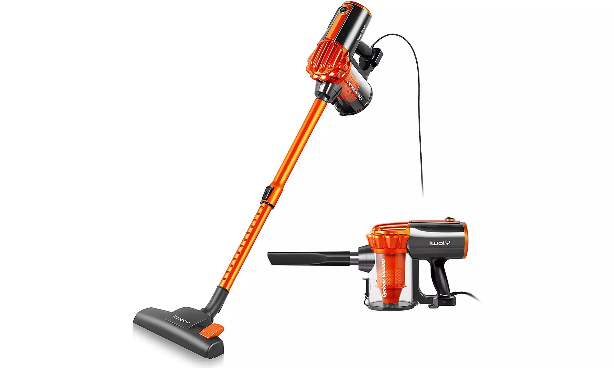 iwoly V600 Vacuum Cleaner Corded Bagless Stick and Handheld Vacuum - Primary Image
