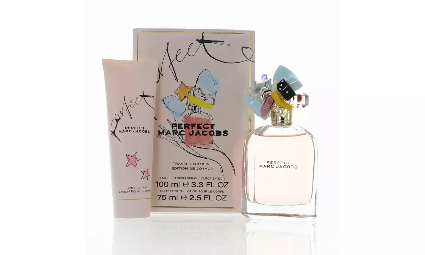 MARC JACOBS PERFECT by Marc Jacobs 2 PIECE GIFT SET - 3.3 OZ EAU DE PARFUM SPRAY - Second Medium