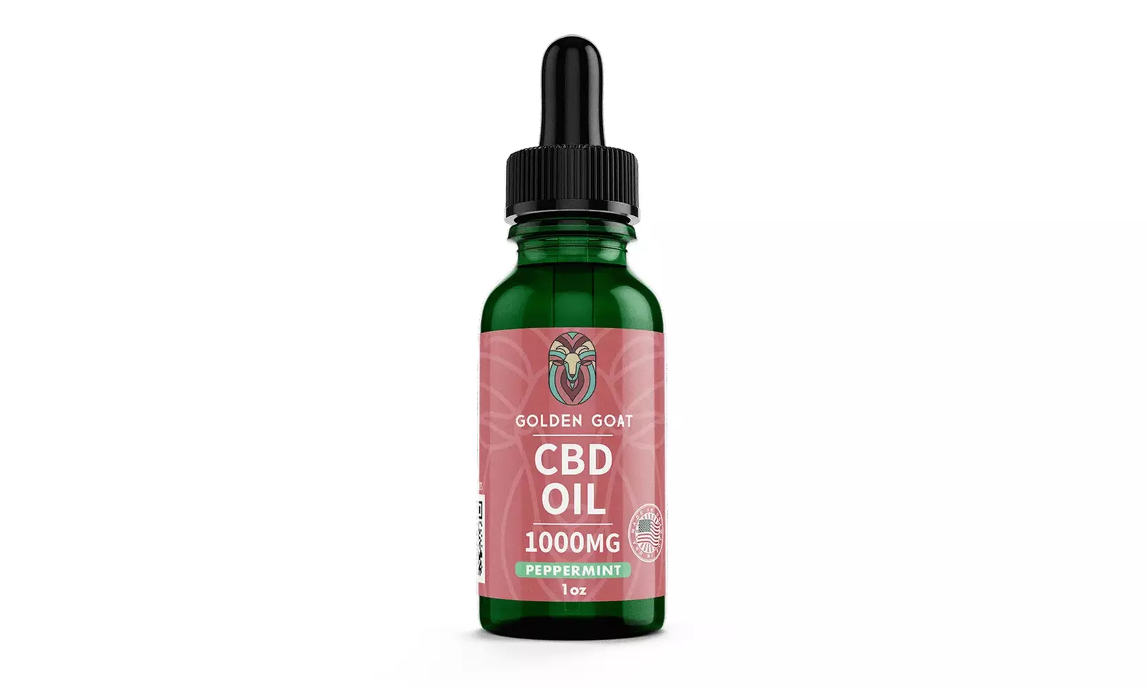 Golden Goat Premium Grade CBD Oil Tinctures 1000MG - 1500MG 