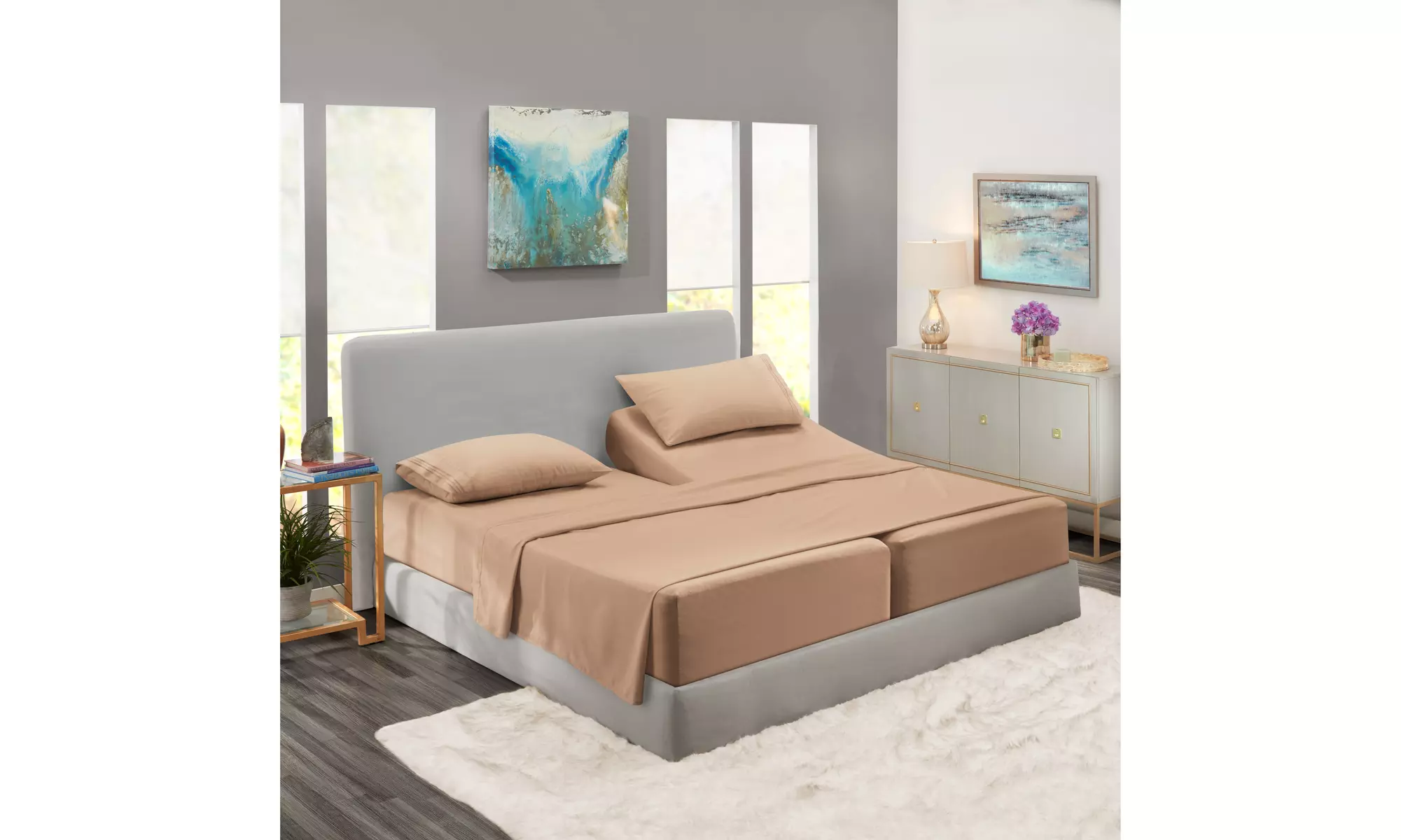Nestl Premium Deep Pocket Extra Soft 1800 Microfiber Bed Sheet Set