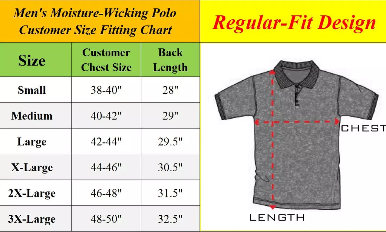 (3-Pack) Men's Moisture Wicking Performance Short Sleeve Active Tee