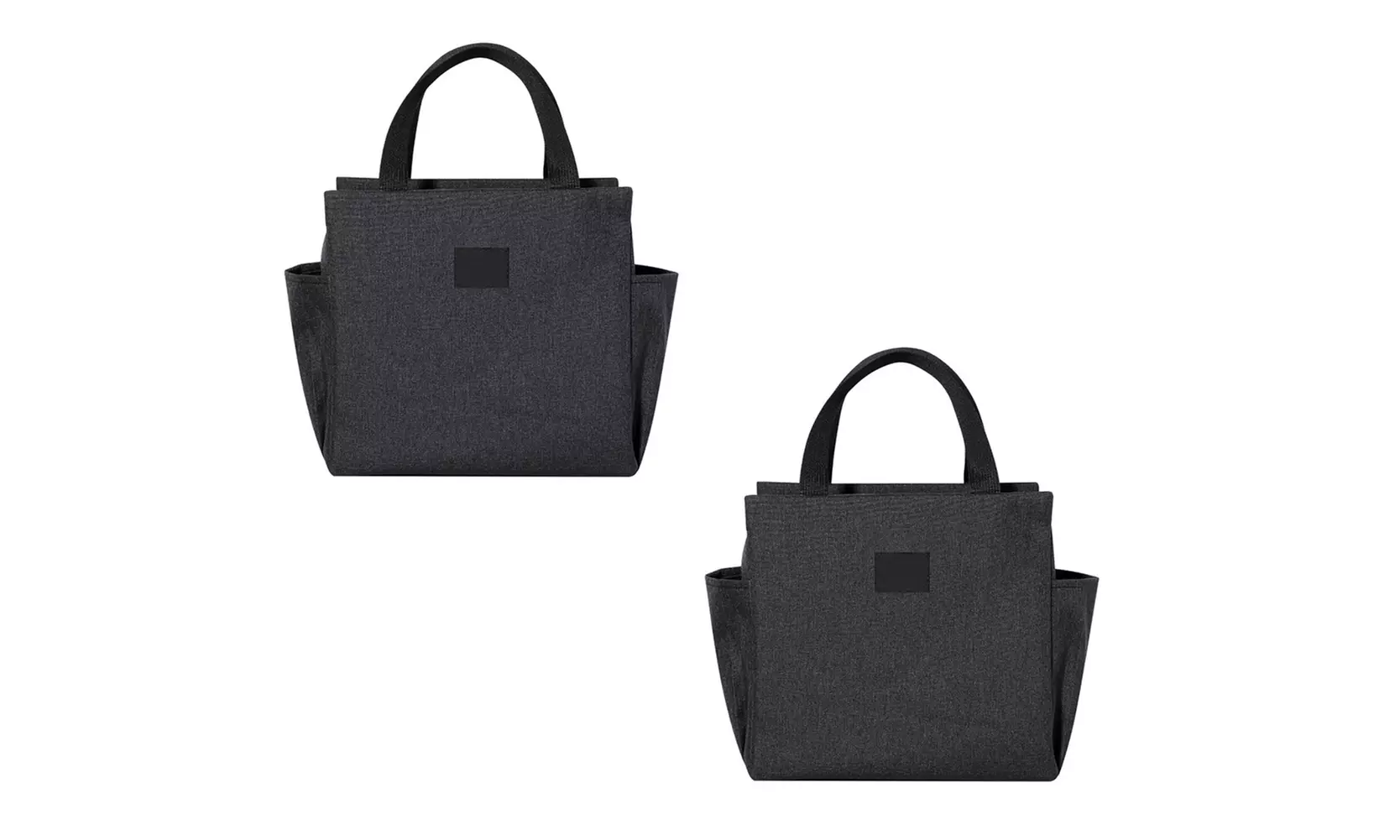 US 1-2 Pc Insulated Lunch Bag Thermo Cooler Hot Cold Box Kids Adults Work Office