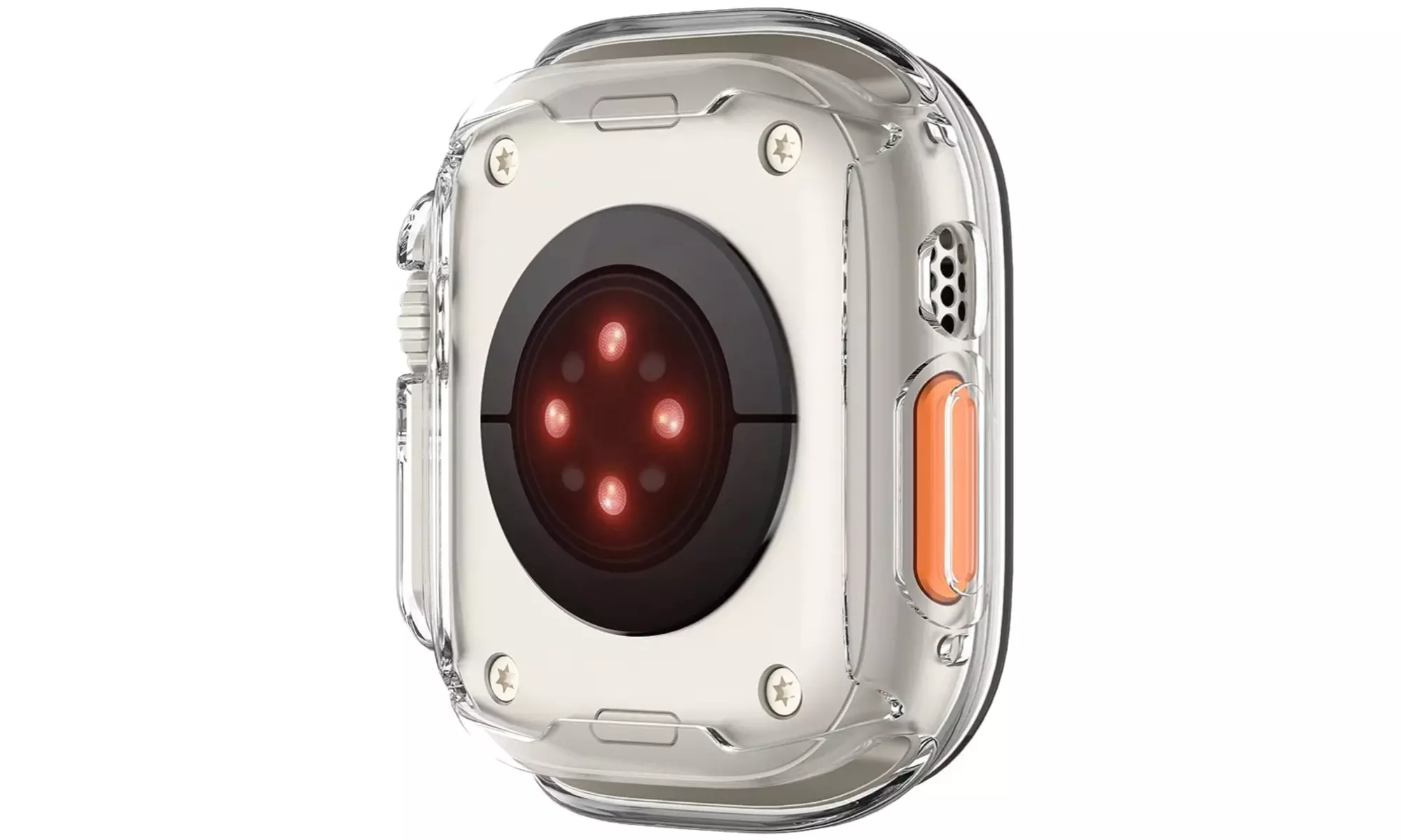 Crystal Clear Gel Transparent Bumper Case for Apple Watch