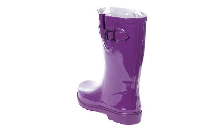 purple rain boots womens