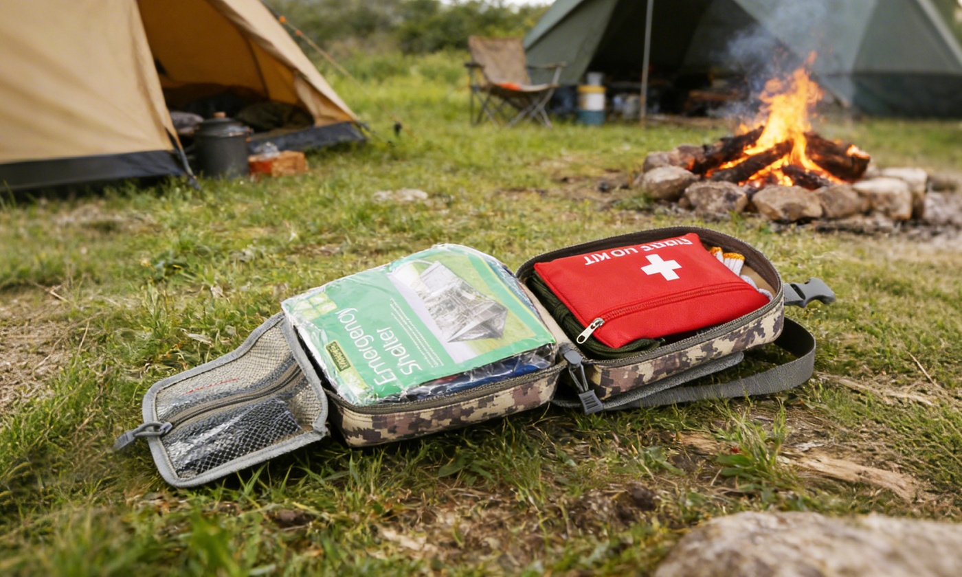 LakeForest 47–125 Pc Survival Kit Emergency Gear/First Aid Essentials